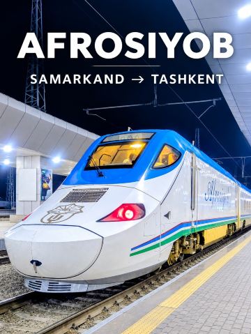 🇺🇿 サマルカンド→タシケント🚄 AFROSIYOBに乗って分かった7つのこと