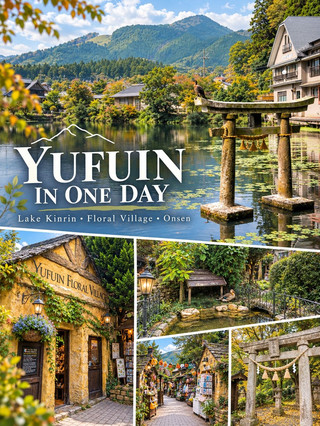Yufuin in One Day: Onsen, Wagyu & a Little Fairytale Village ♨️🏔️
