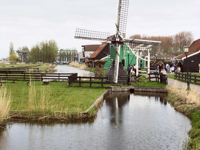 Zaanse Schans Windmills in Netherlands