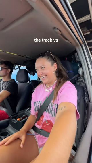 The track vs the destination