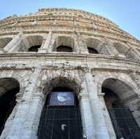 The Colosseum - Echoes of the ancient warriors in every step 👣🗡️.