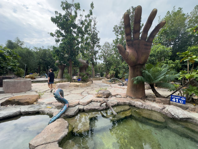 Salt hot spring in Krabi 