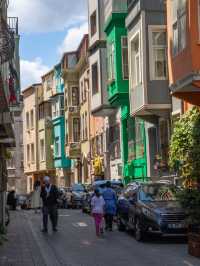A walk through a vibrant colorful district 