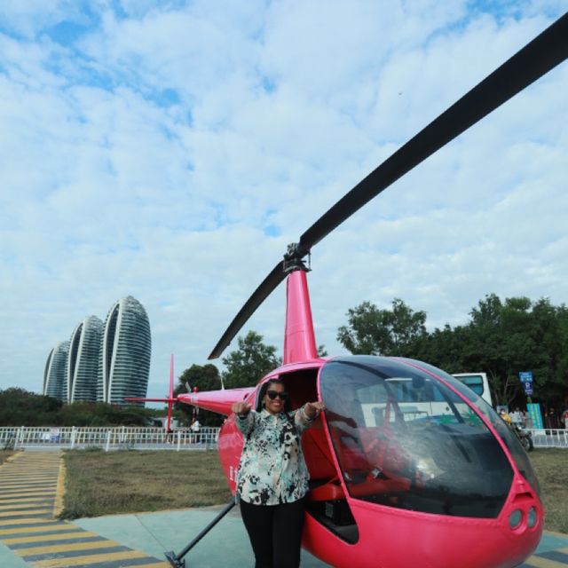 Try the helicopter ride-Sanya Phoenix Island