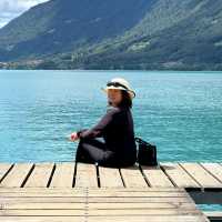 "Crash Landed" in Iseltwald by Lake Brienz