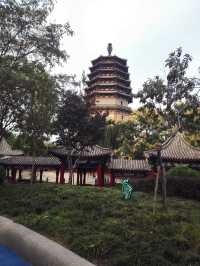 河北正定凌霄塔（唐朝）-中國現存兩座半木結構古塔之一