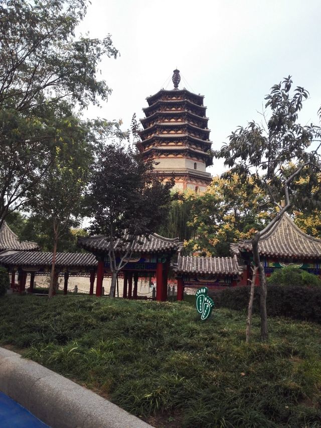 河北正定凌霄塔（唐朝）-中國現存兩座半木結構古塔之一