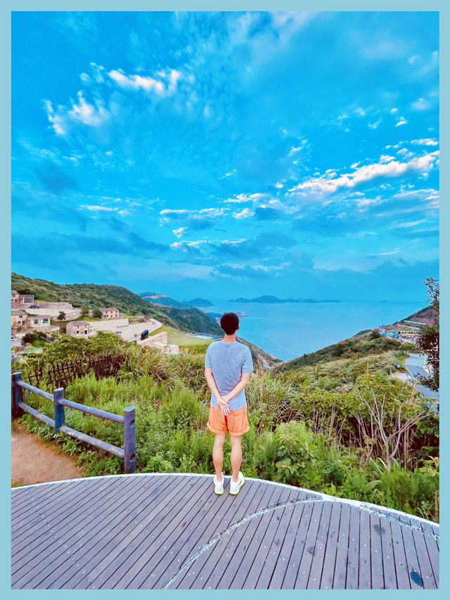 台州旅行站在高山尽收石塘这一刻属于我