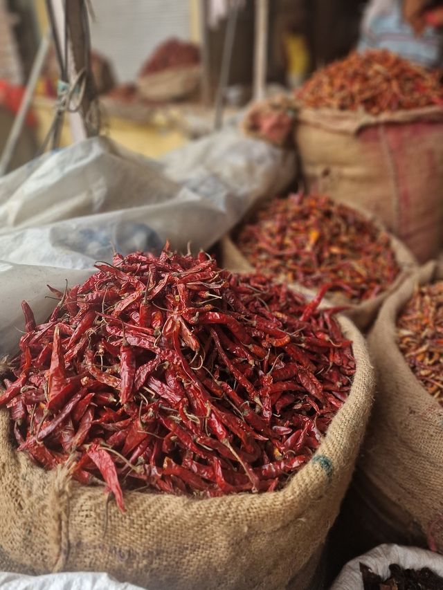 香料與美味的盛宴 德里月光集市Chandni Chowk。