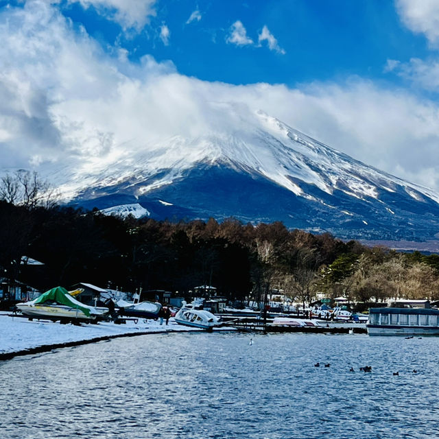 東京周邊靚景@富士山中湖😝