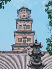 臨汾｜鐵佛寺除了巨型佛頭這座寶塔也是絕美