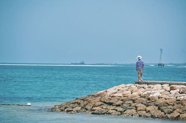 峇里島浪漫午後，獨享整個私人海灘