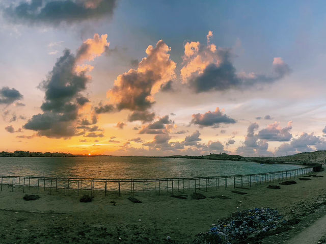 埃及馬特魯著名海灘景點：隆梅爾海灘，適合拍照打卡，休閒觀光旅遊！