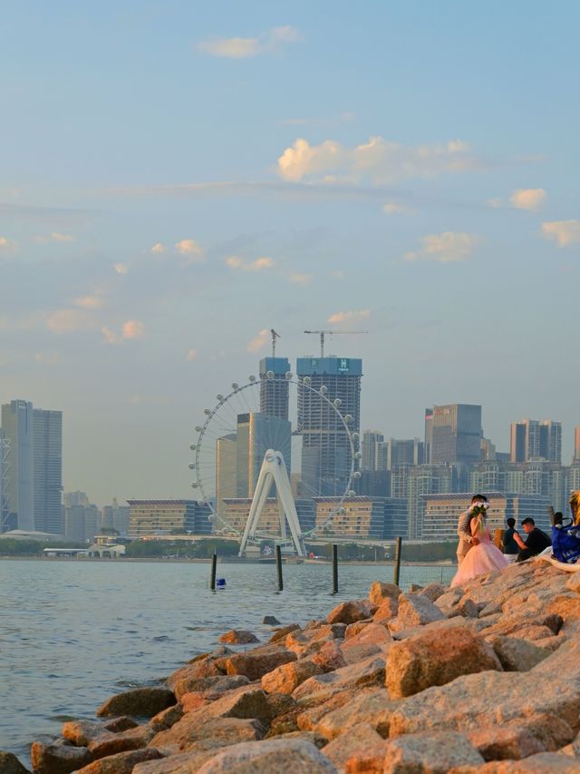 去前海石公園，提前感受深圳的夏天