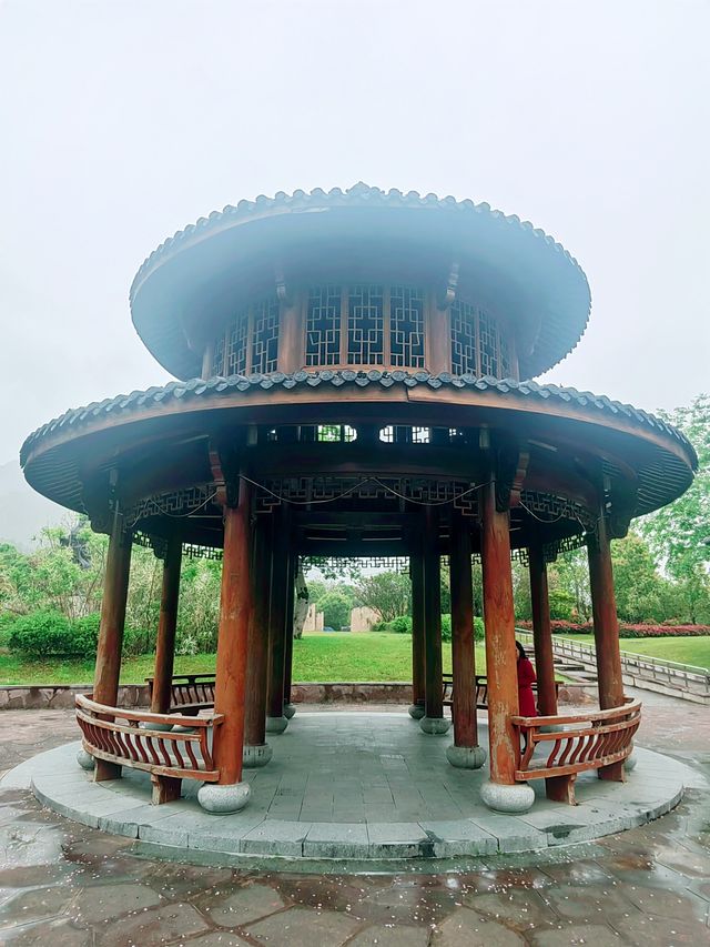 建德子胥公園，充滿江南風情嘅水墨畫