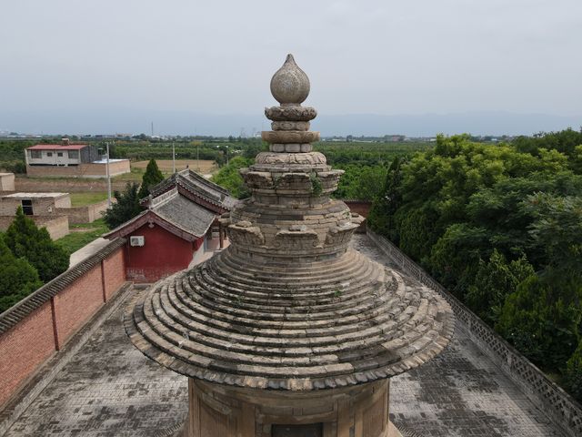 中國唯一留存下嘅唐代圓形古塔