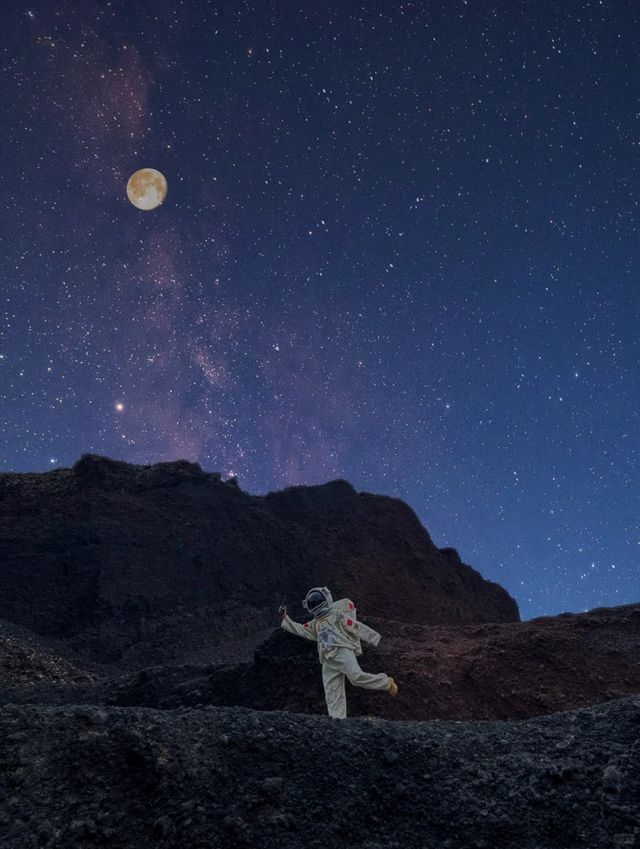 烏蘭察布火山拍到了人生照片，火山爆發！