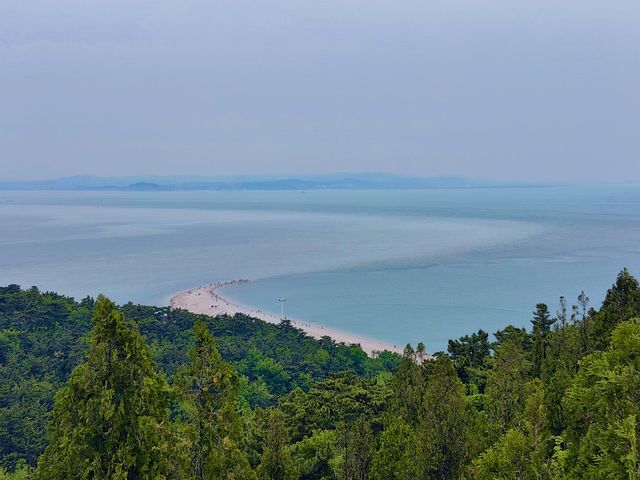 烽山林海｜層次分明嘅大海，最清晰最明顯嘅黃渤海分界線