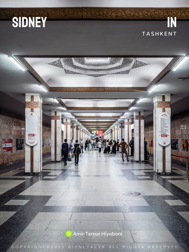 蘇聯美學的延續 | 塔什乾地鐵站巡禮