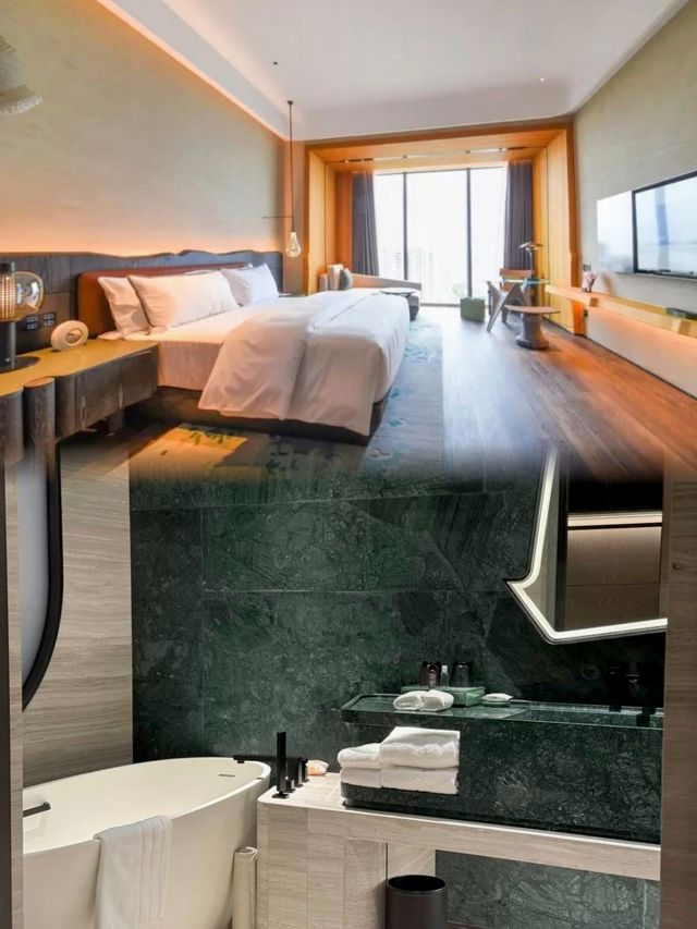 煙台住這家威斯汀，把渤海風光焊在窗外