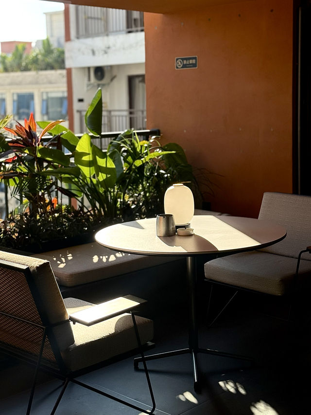 在版納告莊星光夜市的喧囂旁，竟藏著這樣一處靜謐花園