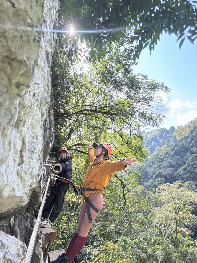 雨林裡的攀岩,又刺激又好玩~ 雨林裡的攀岩,又刺激又好玩~