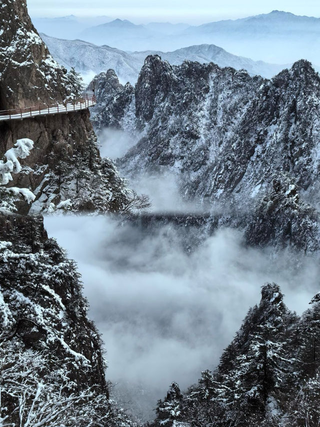 下雪天的老君山怎麼人更多呢? 下雪天的老君山怎麼人更多呢?