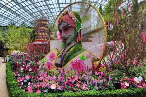 滨海湾花园 “春日繁花:奔腾向繁荣” 主题展