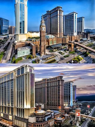 マカオ・セントレジスホテルの賑わいの中の静けさのある華やかな景観