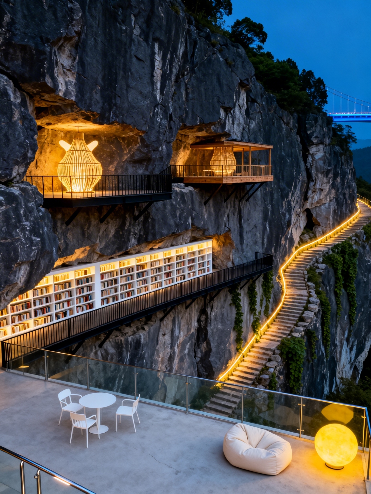 Guangxi Luocheng Cliffside Bookstore: A Parent-Child Immortal Cultivation Style Outing for Kids
