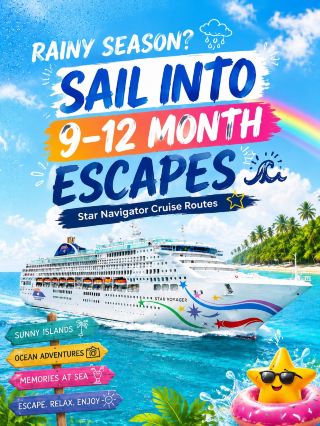 🌊9–12 MONTHS OF SEA ESCAPES|DISCOVER ASIA WITH STAR VOYAGER