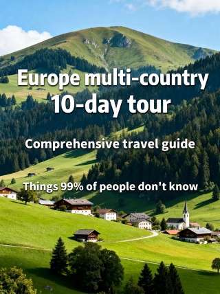 10-day European multi-country tour: tips + must-visit list