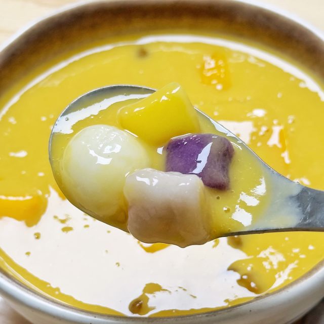 滿滿🥰台灣風味🤤嘅愛文芒🥭甘露芋圓😋