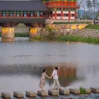 경주 야경 원탑 월정교!