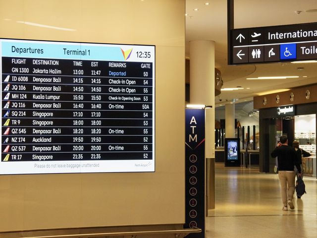 【オーストラリア・パース】パース国際空港✈️