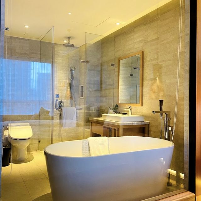 豪景大飯店 新館 風景跟浴室超棒的