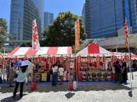 東京・品川。品川駅港南口に広がる公園『港南ふれあい広場』