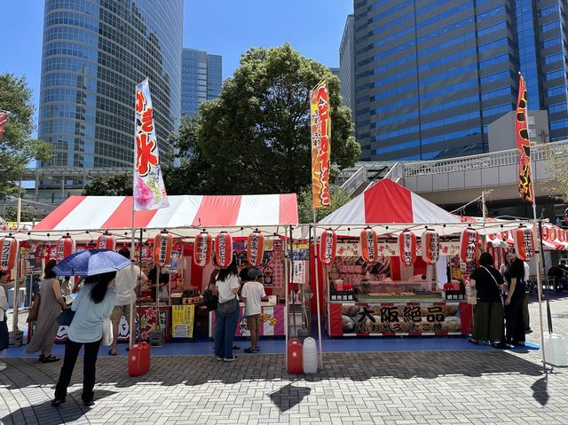 東京・品川。品川駅港南口に広がる公園『港南ふれあい広場』