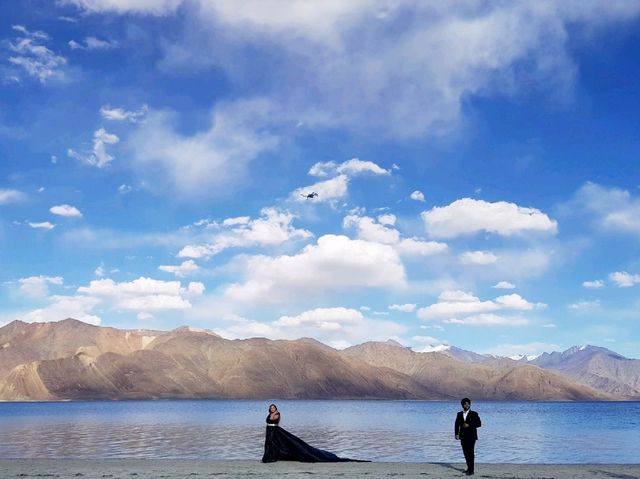 Pangong Lake in the end of summer