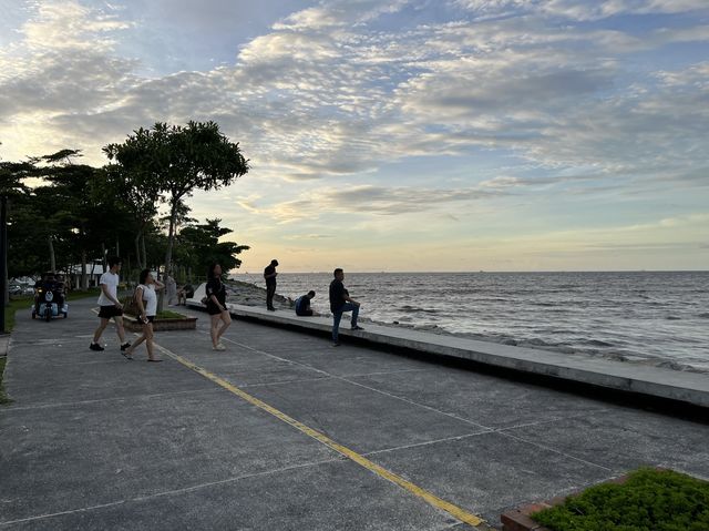 Recreational while breathe the sea air