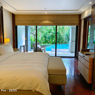 峇里麗思卡爾頓酒店，直通泳池的臥室套房