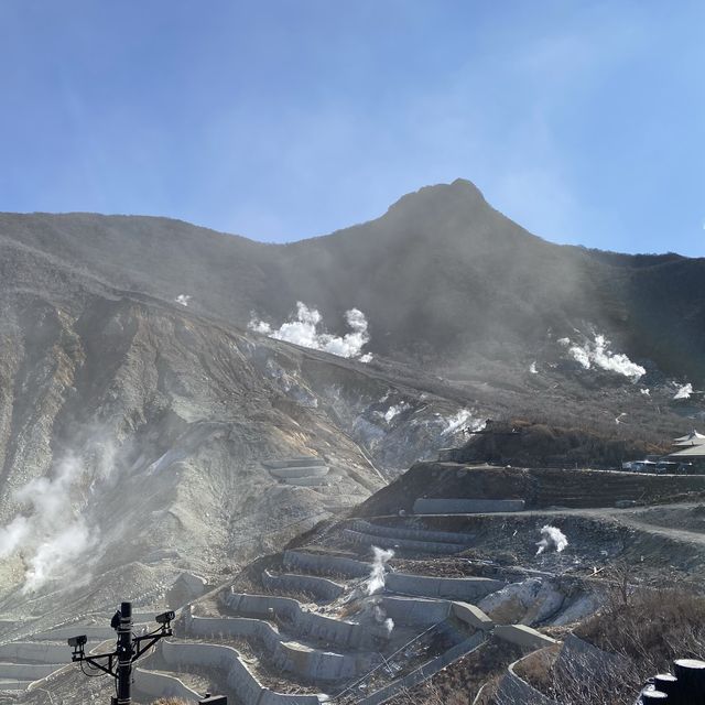 일본의 상징 후지산이보이는 곳 오와쿠다니(하코네)🗻