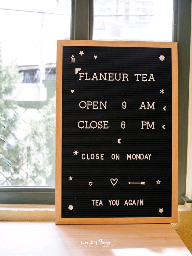 FLANUER TEA ☕ คาเฟ่สวนสวยสไตล์อังกฤษ