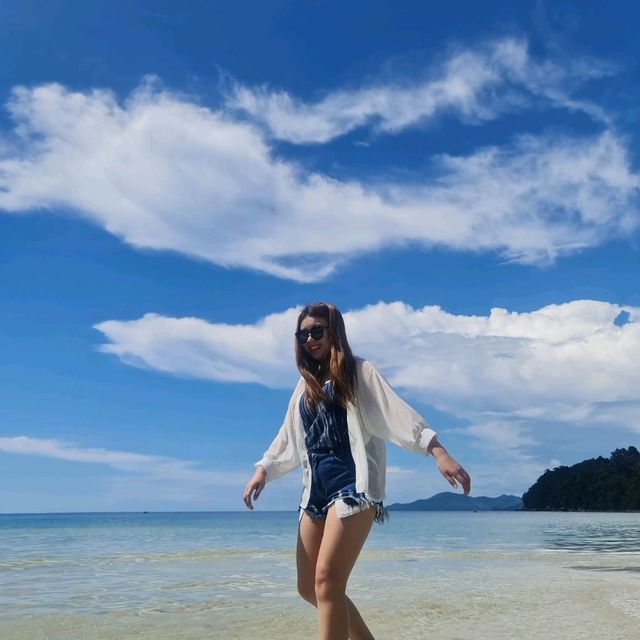 Relaxing at Bunga Raya Island Resort