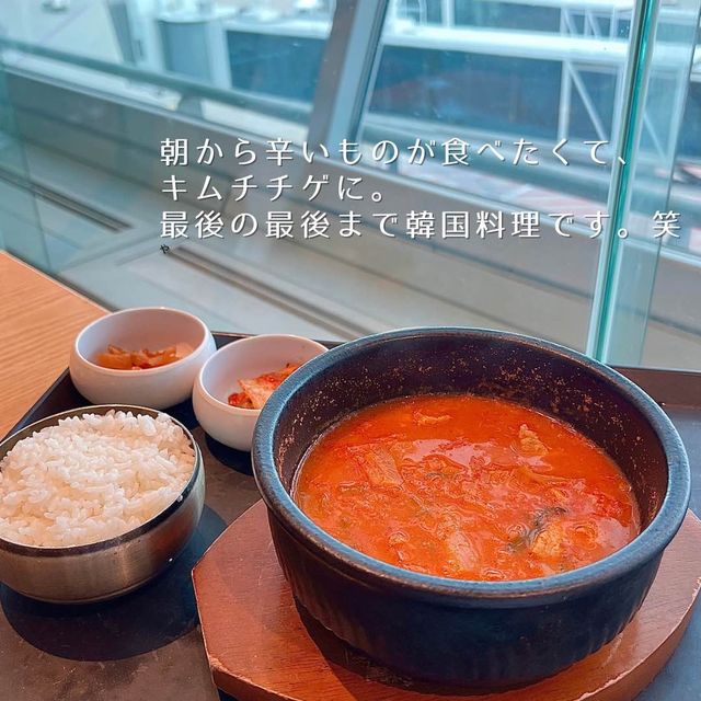 【韓国・仁川空港】朝6時半から開いてるフードコート