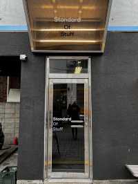 Industrial aesthetic cafe in Suwon. 