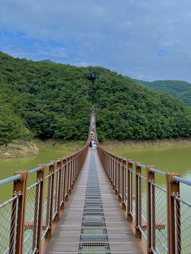  🇰🇷 제천 여행코스 가볼만한곳, 출렁출렁 옥순봉 출렁다리!