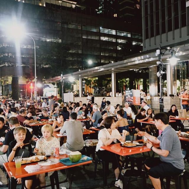 Satay Street - Singapore 