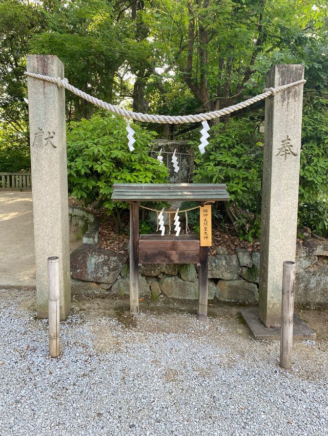 【倉敷】キツネ様の置物がかわいい