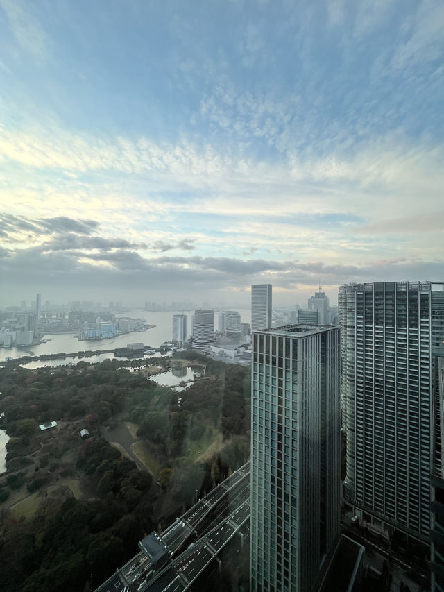 東京湾を一望できる都会のオアシス、コンラッド東京
